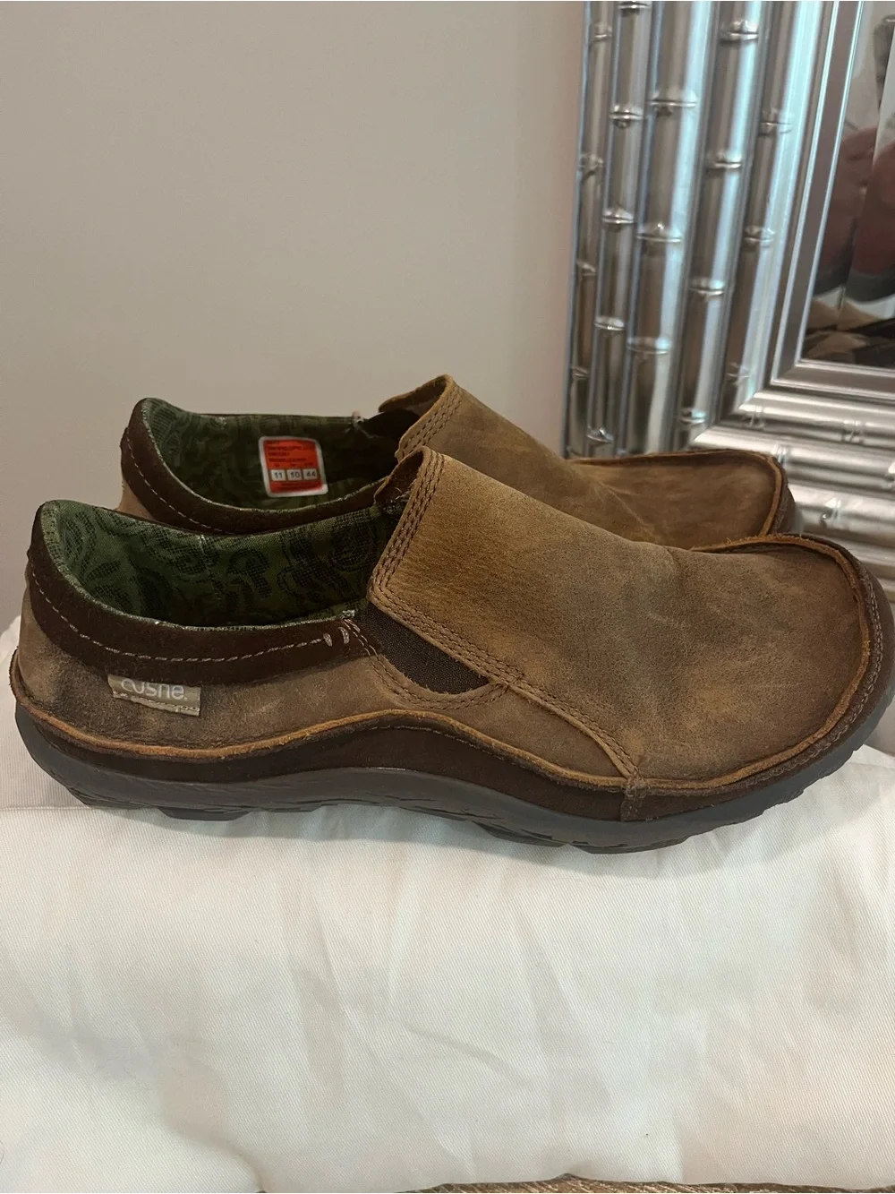 Cushe Men's Slip-On Casual Leather Shoes in Brown